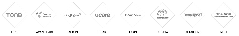 tonb lavan chain store acron ucare farin cordia detaligne grill یوکر تنب فروشگاه زنجیره ای لاوان لوگو logo گریل کردیا فرین فراسو
