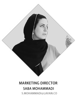 saba mohammadi marketing director صبا محمدی مدیر مارکتینگ